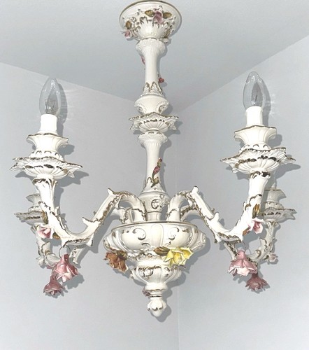 Porzellan kronleuchter mit - kronleuchter,