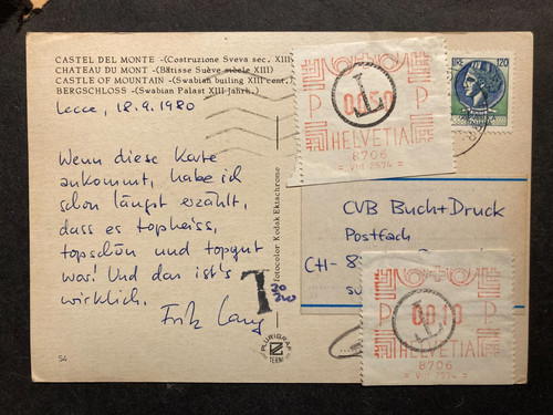Italien 1980 ferienkarte - italien,