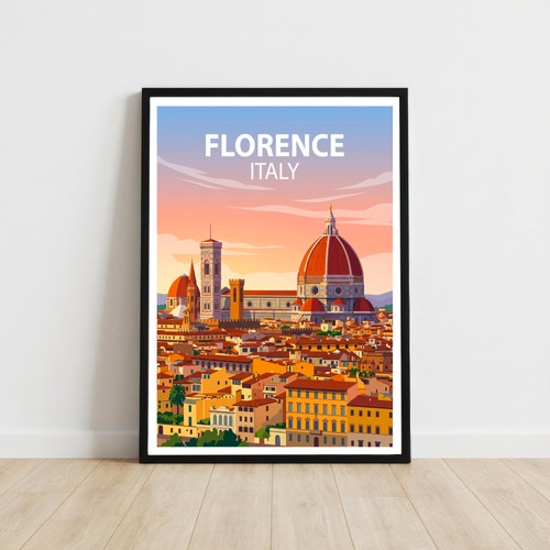 Florenz italien reise - italien, poster
