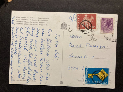 Italien 1968 ferienkarte - italien,